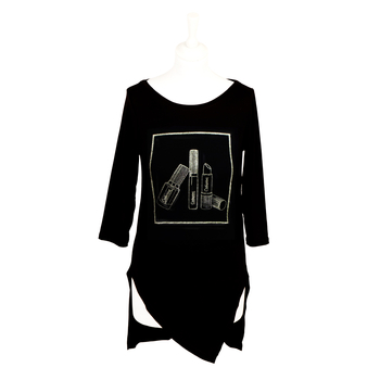 Print Shirt<br>Golden Glitter